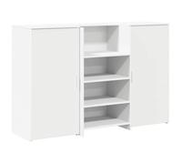 Mostrador De Recepción Blanco 155x50x103,5 Cm Madera Ingeniería Vidaxl