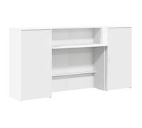 Mostrador De Recepción Blanco 200x50x103,5 Cm Madera Ingeniería Vidaxl