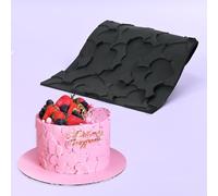 mostsom Molde de Encaje de Silicona para Repostería, Chocolate, Fondant, Resina, Jabón y Arcilla Decorando Moldes con Patrón de Corazón de Amor para Pastel, Cupcake y Modelado de Postres (B_ Love