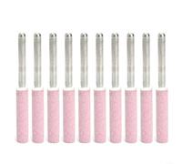 MoSundi 10 piezas para motosierra afiladora de piedras de molienda de 4,8 mm, 3/16 pulgadas, brocas cilíndricas de piedra de molino eléctrica, pulido de metal, 45 mm de longitud
