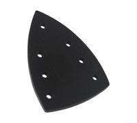 MoSundi Almohadilla de lijado triangular de 100 x 150 mm, interfaz de 7 agujeros y bucle, para lijadoras eléctricas, placa de repuesto de espuma EVA, para discos de papel de lija, accesorio de acabado