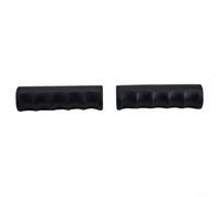 MoSundi Asas de goma de repuesto para carritos de mano, adecuadas para tubos redondos con un diámetro interior de 22 mm a 30 mm, con asas antideslizantes para carritos de jardín. (118 x 26 mm)