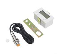 MoSundi BEM-5C Contador de Inducción Digital 0-99999, Pantalla LCD de Baja Potencia con Función de Memoria para Maquinaria General y Sensores