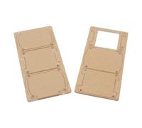 MoSundi DIY - Kit de montaje de reloj LED electrónico, juego de práctica de soldadura, pantalla digital roja de 028 pulgadas, para modo de suspensión automática, interruptor de 12 24 horas, para negro