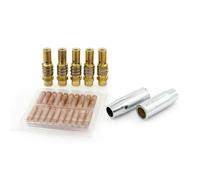 MoSundi MIG - Juego de consumibles de punta de soldadura MB15 15AK, incluye puntas de contacto de 06 a 12 mm, boquillas y soportes, para Riland Jasic Chiry UNT Krpton
