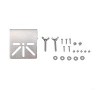 MoSundi Soporte de metal para canalón Eufy para cámara de seguridad solar Solocam E42, adaptador de vigilancia CCTV, resistente a la corrosión, soporte estable, no requiere taladro, tono plateado