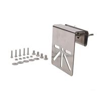 MoSundi Soporte de montaje en canalón para cámara de seguridad solar EufyCam S4, soporte de metal inoxidable PTZ domo ajustable para vigilancia al aire libre