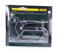Mota Herramientas Ge31 Grapadora Premium N° 3 Metal Cromado para Uso Profesional y Doméstico con Grapas 6 mm