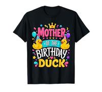 Mother of The Birthday Duck Cute Family Matching Party Camiseta
