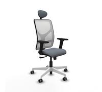 Motilla sincro malla blanca bali gris brazos 2d base blanca cabecero f