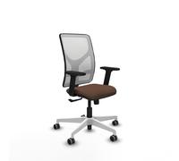 Motilla sincro malla blanca bali marrón oscuro brazos 2d base blanca