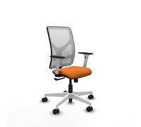 Motilla sincro malla blanca similpiel naranja brazos blancos base blan