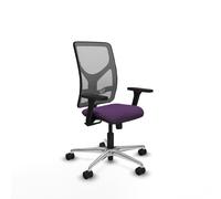 Motilla sincro malla gris bali morado brazos 3d base aluminio ruedas