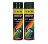 MOTIP-DUPLI MOTIP Pintura Negra Mate - Spray 500 ml, negro