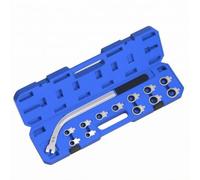 MotiveTech 13 Piezas Llave Correa Motor Automotriz Robusto Juego Llaves Boca 12 Caras Inrcambiables Portátil para Taller Mecánico