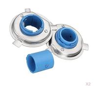 MotiveTech 2X 2 Piezas Adaptador LED para Adaptador Base Adaptador Portabombillas Soporte Lámpara Clip Conversión Solo para Halógenos Adecuado para