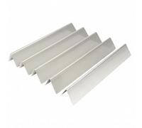 MotiveTech 5 Piezas Barras Aromatizantes para Barbacoa Deflector Protector Quemador Repuesto Parrilla Acero Inoxidable 304 Construcción Plegada para Estabilidad