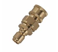 MotiveTech Adaptador de para Lavado de Autos Conector Reductor Accesorio Enchufe Rápido Conversión 3/8 a 1/4 para s Pistolas y, Acoplador Rápido Macho 3/8" A Hembra 1/4" Latón