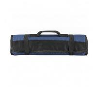 MotiveTech Funda para Cuchillos de Chef Estuche Enrollable Porta Cuchillos Bolso Organizador Portaherramientas de Cocina con 22 Ranuras de Tela Oxford Adecuado, Array, Azul