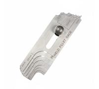MotiveTech Juego de Calibres de Soldadura Multifunción Medidor Cordón Soldadura Resistente a la Corrosión Medidor Espesor para Soldadores, Inspectores, Calibrador De Soldadura De Filete MG-11 Métrico