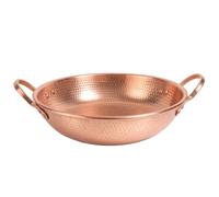 MotiveTech Olla para Cocineros, Familias, Cocina, Olla Caliente De Cobre De Fondo Redondo