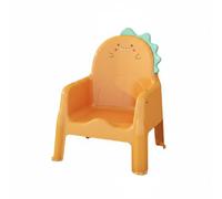 MotiveTech Silla para Niños Taburete Infantil de Comedor con Diseño Ergonómico Asiento Cómodo Sonido Divertido Apto para Comedor Guardería Habitación Juegos, Array, Naranja Sol
