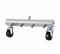 MotiveTech Varilla de Extensión para Hidrolavadora Barra Tubo Adaptador Compatible con la Mayoría de Hidrolavadoras con Conexión de 1/4 Pulgadas sin Fugas Hasta, Cepillo Descendente