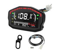 moto Odómetro tacómetro Velocímetro LED Motocicleta Con Sensor De Soporte, Retroiluminación, Odómetro Digital Para Tablero Instrumentos Para Tacómetros Para 2,4 Cilindros