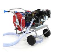 Motobomba fumigadora con carro - Bomba Comet APS41 - motor de gasolina Loncin G160F