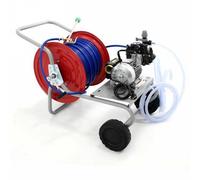 Motobomba fumigadora eléctrica con carro - Bomba Comet MC 20/20 - Motor eléctrico