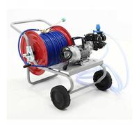 Motobomba fumigadora eléctrica con carro - Bomba Comet MC25 - motor eléctrico