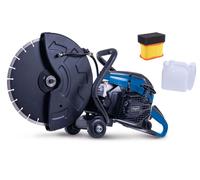 Motocortadora a gasolina 65cc para cemento disco 350mm Scheppach pts400