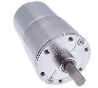 Motor DC GA37RG con soporte de Motor, Motor de engranaje eléctrico de alto par, soporte de montaje de 12V y 24V