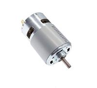 Motor de 12 V CC 775 24 V doble rodamiento de bolas 3000 rpm4500 rpm6000 rpm8500 rpm10000 rpm RS775 grande de bajo ruido para fresado de torno CNC (6000 rpm, 12 V)