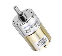 Motor de CC 12V 24V CC Motor de engranajes 2,5 RPM/5RPM/10RPM/50RPM/100RPM/150RPM/200RPM/300RPM/550RPM/1000RPM Salida del eje central(5rpm,24V)