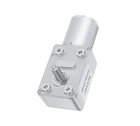 Motor de CC con reducción de engranaje helicoidal JGY370, eje de salida corto único de 6 mm de diámetro, 6 V ~ 24 V, con motorreductor metálico autoblocante.