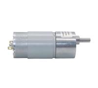 Motor de CC JGB37 555 de 12 V y 24 V, motorreductor eléctrico de alto par, 10-800 RPM, baja velocidad, alto par, avance y retroceso.(12V,38 RPM)