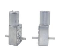 Motor de engranaje de gusano ZGY370 JGY370 4632 DC 6V 12V 24V, reductor de caja de engranajes de Metal Turbo Reversible de alto Torque(90rpm,24V)