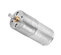 Motor De Engranajes De CC Motor De Engranajes De Metal De Baja Velocidad 25 mm DC 12V 25GA-370 Para Bloqueo Electrónico (12V 1000RPM)