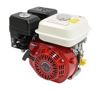 Motor de gasolina de 4 tiempos, 7,5 CV, 3000 W, motor de karts, motor motriz con eje de 20 mm Ø 3600 rpm, motor de gasolina Go Kart, motor industrial, 1 cilindro, refrigerado por aire