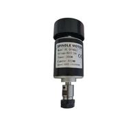 Motor de husillo CNC de 52 mm, 200 W CC, con escobillas y ventilador, ER11 ER16, 12-24 V, for fresadora, fresadora y grabadora. Bajo ruido, alta precisión(200W no collet)
