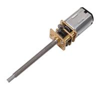 Motor de reducción de CC GA12-N20-M3*34 Motor de engranaje con tornillo de avance alargado alto par 3V 6V 12V 1 Uds(6V,50)