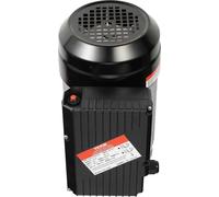 Motor eléctrico de 0.75 kW, 1400 RPM, corriente alterna (CA) 220240V, 5.45A, monofásico, con eje de 19 mm con ranura para llave