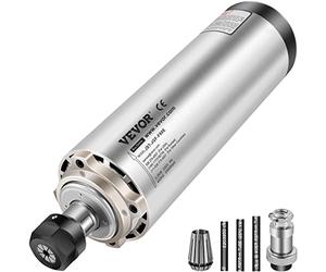 Motor Husillo VEVOR 2.2 KW 220V, Alta Velocidad 24,000 RPM, Refrigerado por Aire, Cono ER20, Frecuencia 400 Hz, Ideal para Fresado y Grabado