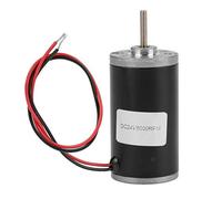 Motor magnético permanente, 31ZY DC 6V / 12V / 24V 3500-8000rpm CW/CCW Cepillo carbón eléctrico alta velocidad ajustable Motor síncrono Reversible bajo ruido para generador bricolaje(24V 8000RPM)