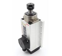 Motor para mandril cuadrado de 2,2 kW, 220V, refrigerado por aire, con pinza ER20, ideal para fresado y grabado de alta precisión