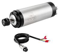 Motor silencioso refrigerado por agua, con husillo de 80 mm, 220 V, 2,2 kW, para máquina CNC de fresado