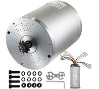 Motor sin escobillas VEVOR de 3000 W y 72 V, motor para scooter eléctrico con regulador de alta velocidad de 4900 RPM, ideal para minibikes, quads y karts