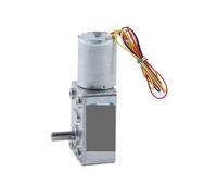 Motor síncrono 12V 24V DC sin escobillas de engranaje helicoidal Velocidad ajustable Can CW CCW Autobloqueo JGY-2430 eléctrico alto par(12vmotor and Bracket,23RPM)