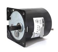 Motor síncrono 80KTYZ Motores síncronos de imán permanente Controlable Inversión Positiva Negativa Reductor engranaje metálico AC 220V(5rpm with bracket)